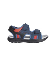 SANDALI GEOX JUNIOR J VANIETT B. B - LYCRA+DBK ST  NAVY/DK BLUE J155XB 015CE CF44M TG:28,29,30,31,32,33,34,35