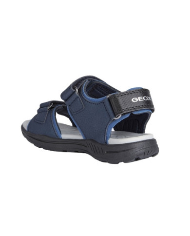 SANDALI GEOX JUNIOR J VANIETT B. B - LYCRA+DBK ST  NAVY/DK BLUE J155XB 015CE CF44M TG:28,29,30,31,32,33,34,35