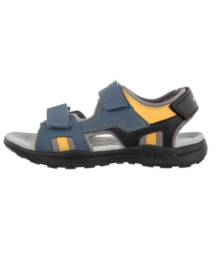 SANDALI GEOX BAMBINO VANIETT AVIO/DK YELLOW J155XB 015CE C4B2G TG: 25,26,27