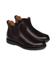 STIVALETTI CHELSEA NEROGIARDINI UOMO IN PELLE CAFFE' I302953UE/301