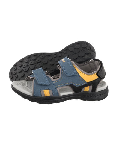 SANDALI GEOX BAMBINO VANIETT AVIO/DK YELLOW J155XB 015CE C4B2G TG: 25,26,27