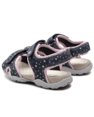 SANDALI GEOX BAMBINA ROXANNE NAVY/PINK J25D9B 05015 C0694 TG.27