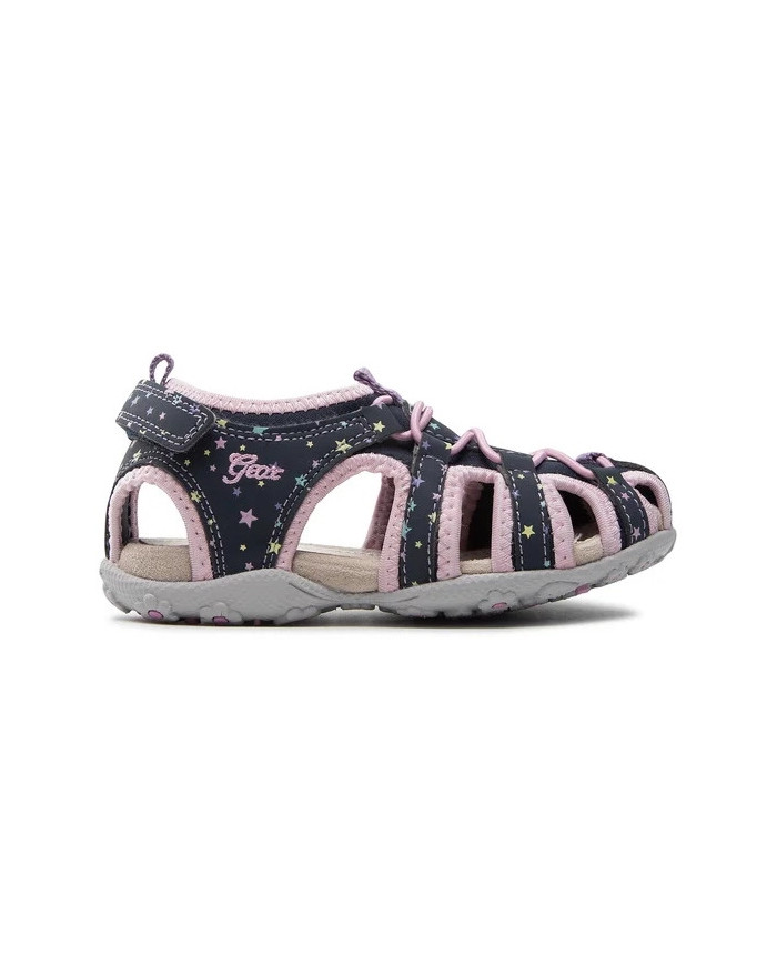 SANDALI GEOX BAMBINA ROXANNE NAVY/PINK J25D9A 01550 C0694 tg:28-35