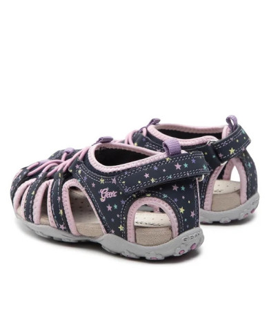 SANDALI GEOX BAMBINA ROXANNE NAVY/PINK J25D9A 01550 C0694 tg36-39