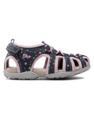 SANDALI GEOX BAMBINA ROXANNE NAVY/PINK J25D9A 01550 C0694 TG.27