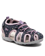 SANDALI GEOX BAMBINA ROXANNE NAVY/PINK J25D9A 01550 C0694 TG.27