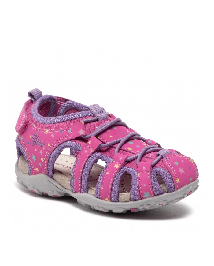 SANDALI GEOX BAMBINA ROXANNE  FUCHSIA/LILAC J25D9A 1550 C8257