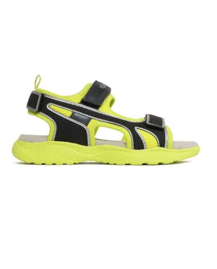 SANDALI  GEOX J SPLUSH LIME/BLACK J35GPA 014CE C3707 tg: 26,27
