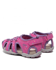 SANDALI GEOX BAMBINA ROXANNE  FUCHSIA/LILAC J25D9A 1550 C8257 tg:36/37/38/39