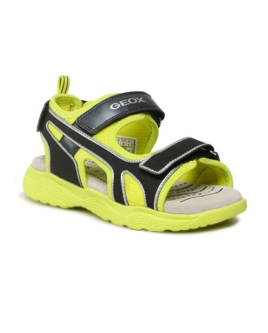 SANDALI  GEOX J SPLUSH LIME/BLACK J35GPA 014CE C3707