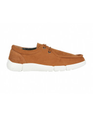 MOCASSINO GEOX UOMO U ERRICO C CANVAS SUEDE WHISKY U25AYC 01022 C6627