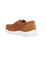 MOCASSINO GEOX UOMO U ERRICO C CANVAS SUEDE WHISKY U25AYC 01022 C6627