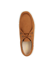 MOCASSINO GEOX UOMO U ERRICO C CANVAS SUEDE WHISKY U25AYC 01022 C6627