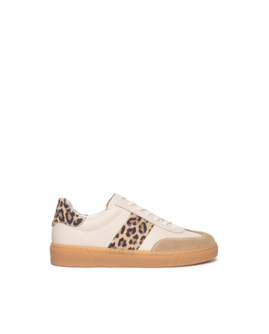 SNEAKERS NEROGIARDINI DONNA VELOUR CAMEL VELVET MILK 1039 T.AIDA LEO BEIGE+IRI TR MALAGA E513007D/421