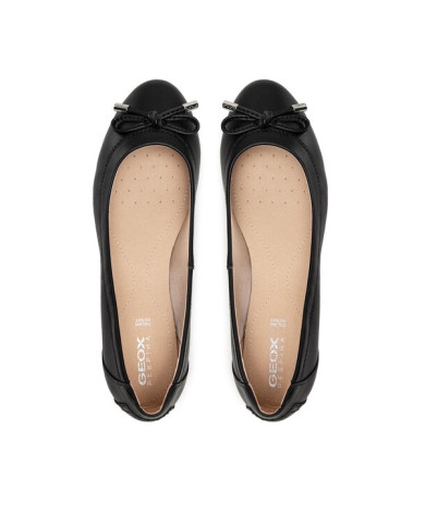 BALLERINE GEOX DONNA D CHARLENE C NAPPA+GEOBUCK BLACK D02Y7B/000BC/C9999