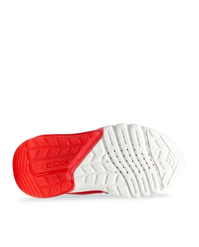 SNEAKERS GEOX BAMBINO JUNIOR J CIBERDRON  SUPERMAN BLUE/RED TG28-35 J56LBF 0BC14 C0200