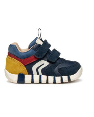 SNEAKERS GEOX PRIMI PASSI BAMBIONO B IUPIDOO NAVY/DK RED B3555D 05422 C4244