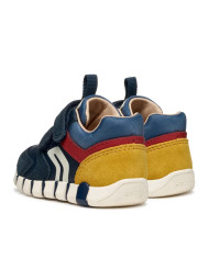 SNEAKERS GEOX PRIMI PASSI BAMBIONO B IUPIDOO NAVY/DK RED B3555D 05422 C4244