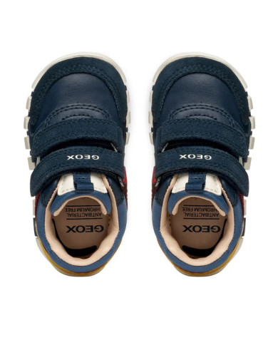 SNEAKERS GEOX PRIMI PASSI BAMBIONO B IUPIDOO NAVY/DK RED B3555D 05422 C4244