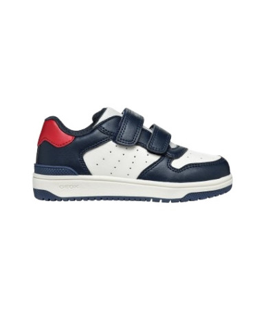 SNEAKERS GEOX BAMBINO J WASHIBA A - VIT.SINT. NAVY/WHITE 28-35 J46LQA 000BC C4211/A