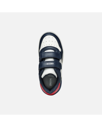 SNEAKERS GEOX BAMBINO J WASHIBA A - VIT.SINT. NAVY/WHITE 28-35 J46LQA 000BC C4211/A