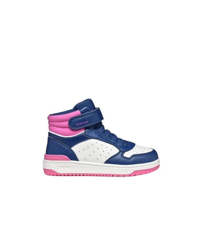 SNEAKERS ALTE GEOX BAMBINA J WASHIBA A - GEOBUCK+LYCRA  NAVY/WHITE 28-35 J36HXA 05415 C4211/A