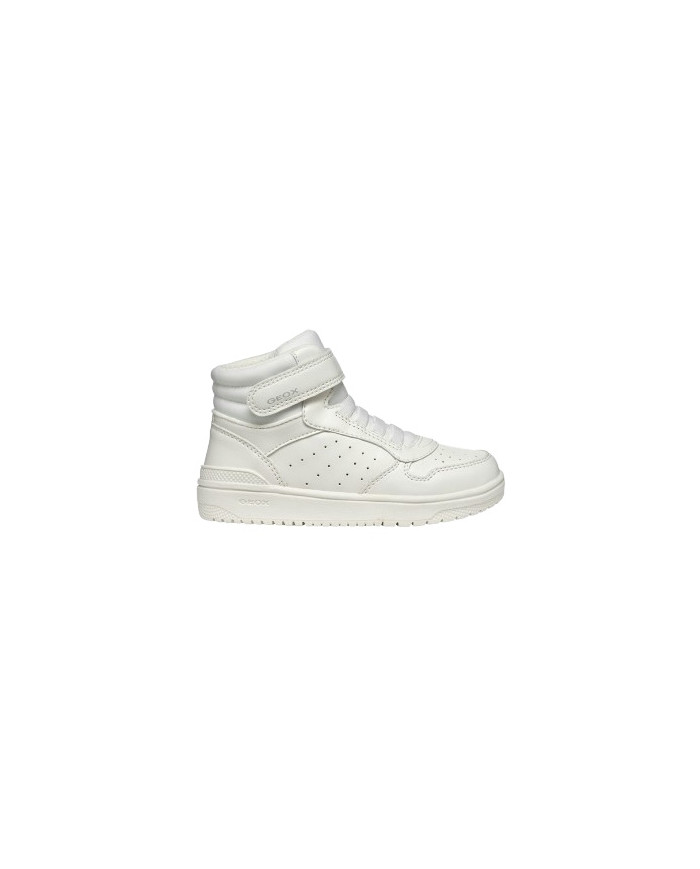 SNEAKERS ALTE GEOX BAMBINA J WASHIBA A - GEOBUCK+LYCRA  WHITE 28-35 J36HXA 05415 C1000/A