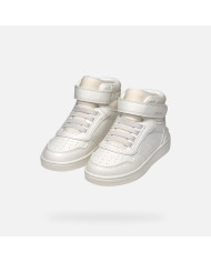 SNEAKERS ALTE GEOX BAMBINA J WASHIBA A - GEOBUCK+LYCRA  WHITE 36-39 J36HXA 05415 C1000/B