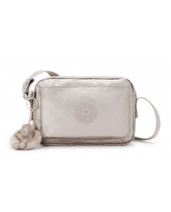 BORSA KIPLING DONNA ABANU GREY GRIS VERSATILE TRACOLLA REGOLABILE 24X17X9CM KPKI420889L1