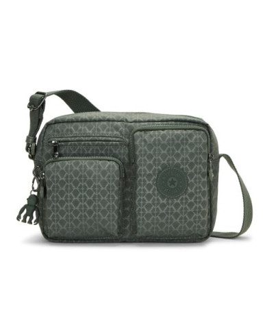 BORSA A TRACOLLA KIPLING ALBENA M SIGN GREEN EMB KPKI7578F6C1