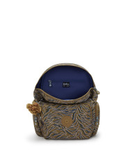 ZAINO KIPLING DONNA CITY ZIP S UNDERSEA LEAVES 33,5X19X27CM KPKI63451PR1