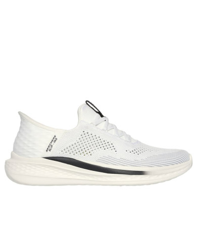 SNEAKERS SKECHERS UOMO SLIP-INS SLADE -  QUINTO 21810 WHT