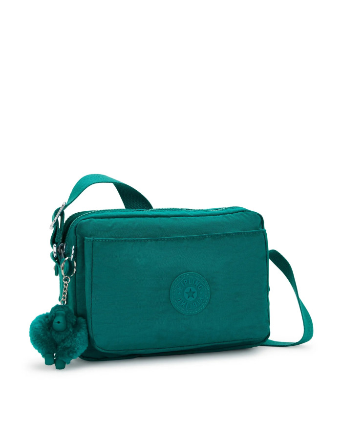BORSA KIPLING ABANU M OUTSPOKEN GREEN ONE SIZE 17X24X9CM 