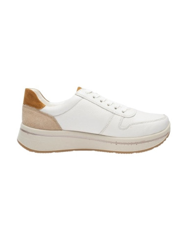 SNEAKERS ARA SHOES DONNA CERVOCALF,KALBVELOUR CREAM,CARAMEL,SAND SAPPORO 3.0 12-27540-45