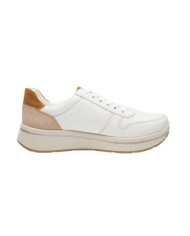 SNEAKERS ARA SHOES DONNA CERVOCALF,KALBVELOUR CREAM,CARAMEL,SAND SAPPORO 3.0 12-27540-45