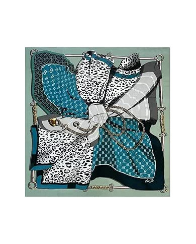 FOULARD LIU JO MIX 120X120 MINT SHAKE 120X120CM 2F4094 T0300 55706