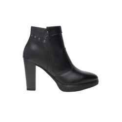 TRONCHETTI NEROGIARDINI DONNA GUANTO NERO PU.ALTILIA TACCO 9,5 CM I411210D/100