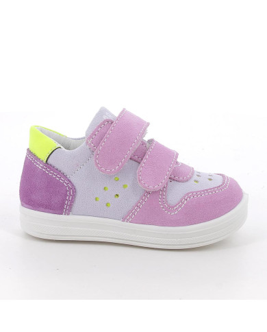 SNEAKERS PRIMIGI PRIMI PASSI BAMBINA SCAMOSC/SI.SCAM PEONIA/LILLA 1355566   