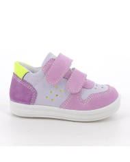 SNEAKERS PRIMIGI PRIMI PASSI BAMBINA SCAMOSC/SI.SCAM PEONIA/LILLA 1355566   