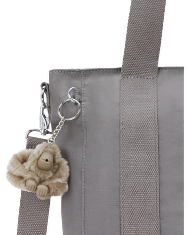 BORSA KIPLING ASSENI S INVITING GREY 28X14X40CM 