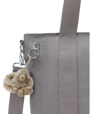 BORSA KIPLING ASSENI S INVITING GREY 28X14X40CM 
