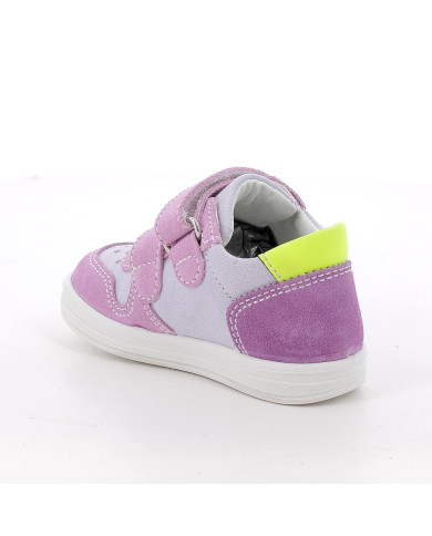 SNEAKERS PRIMIGI PRIMI PASSI BAMBINA SCAMOSC/SI.SCAM PEONIA/LILLA 1355566   