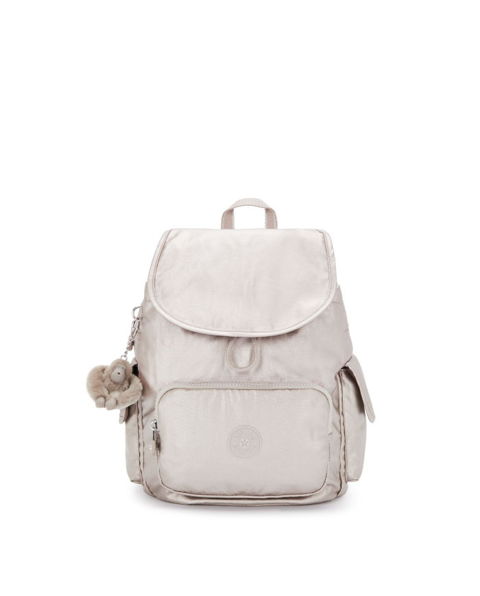 ZAINO KIPLING DONNA CITY PACK S METALLIG GLOW 33,5X19X27CM KPK1564148I1