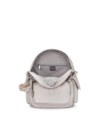 ZAINO KIPLING DONNA CITY PACK S METALLIG GLOW 33,5X19X27CM KPK1564148I1