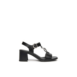 SANDALO CON TACCO NEROGIARDINI DONNA TAMIGI NERO TPU LOZZA FEN NERO TACCO 5,5CM E615870D/100