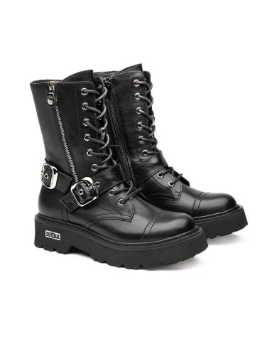 ANFIBIO CULT DONNA SLASH 4585 MID W LEATHER BLACK CLW458500