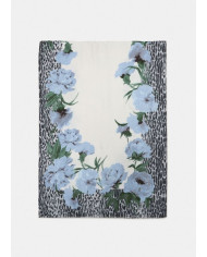 FOULARD  LIU JO DONNA STOLA FLOWER ANIMALIER LIGHT DENIM  70X180 2F5077 T0300 74015