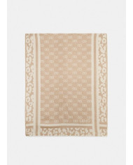 FOULARD  LIU JO DONNA STOLA JACQUARD MONOGRAM ANIMAL OAT MILK 70X180 2F5040 T0300 30003