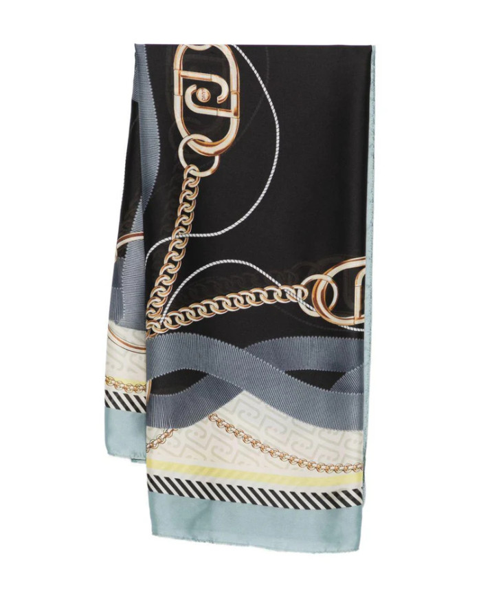 FOULARD LIU JO CELESTE 120X120CM DUSTY BLUE 2A6055 T2745 09C45 