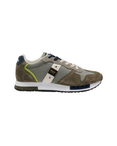 SNEAKERS BLAUER UOMO RUNNING S5QUEENS01/NUB/QUEENS01-MILITARY/GREY
